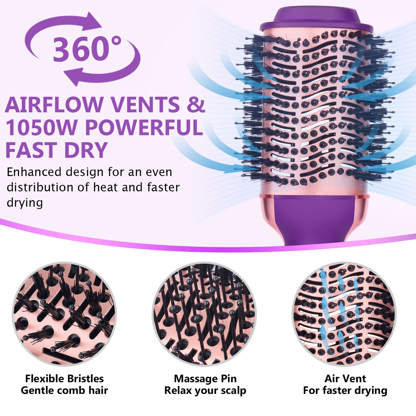 Hot Air Spin Brush Hair ProCare Airstyler